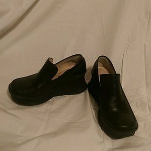 Vintage Sketchers Black Platform Loafers